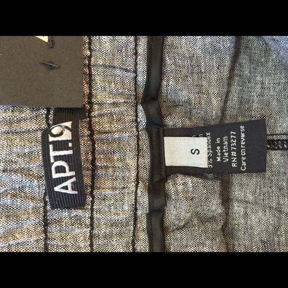 Apt 9 Shorts Size Small Black White Gray - Picture 6 of 7